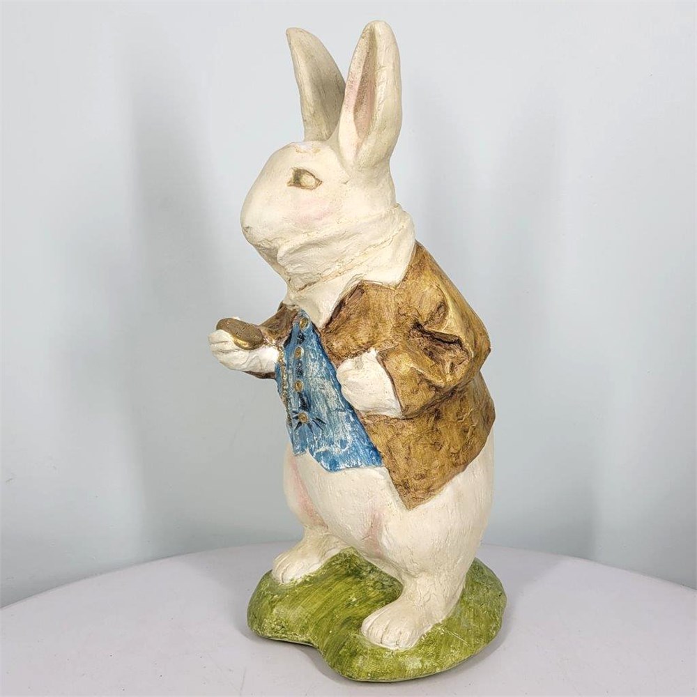 Great Lakes VNTG - Vintage 1998 Alice In Wonderland White Rabbit Garden ...