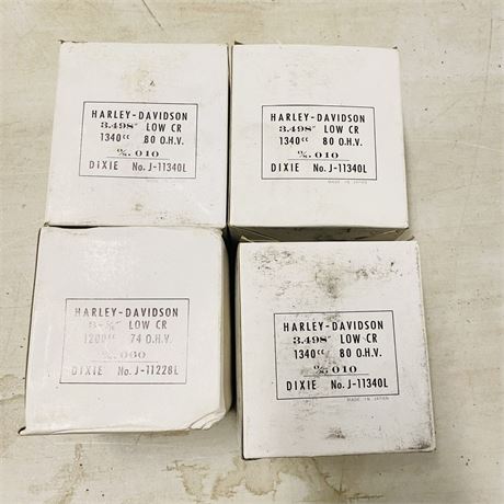 4 NOS Harley Davidson 1340cc Pistons