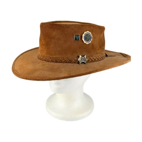 Australian Leather Western Style Hat