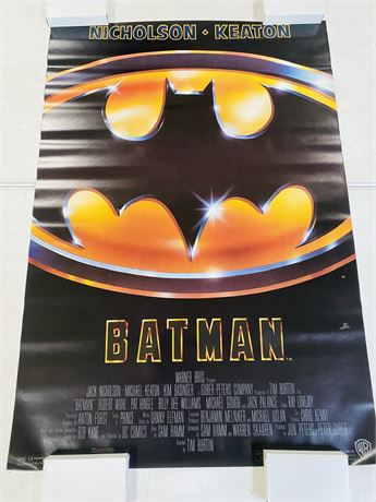 Batman (1989) Original 27x40 Movie Poster - ROLLED