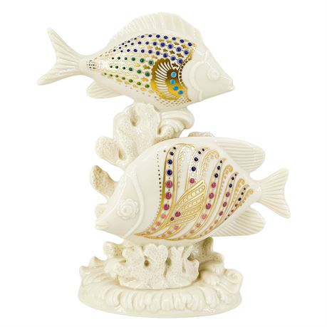 Vintage 1993 Lenox "China Jewels" Porcelain Fish Figurine