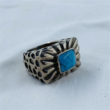 17.6g Sterling Ring Size 7.5