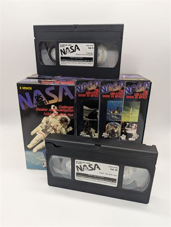 NASA Original Film 25th Anniv. Collection Space 10 Videos, VHS tapes