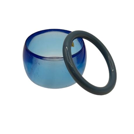 Two Plastic Bangle Bracelets