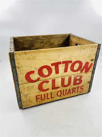 Vtg Cotton Club Cleveland Crate