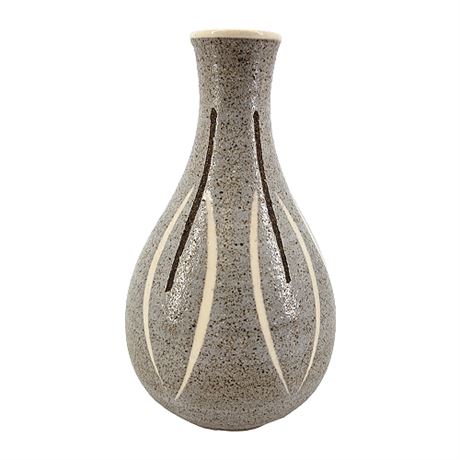 Mid-Century Small Earthenware Bud Vase