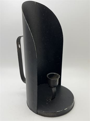 Metal wall mounted colonial candle holder