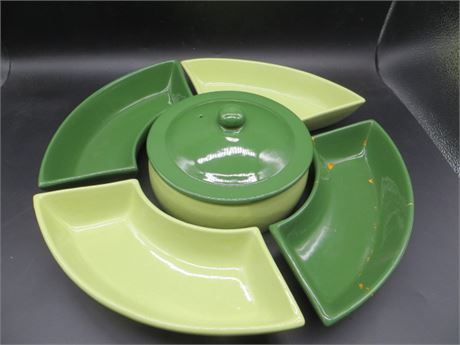 Lazy Susan Pottery Set