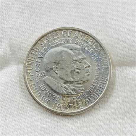 BU 1952-D George Washington Carver Half Dollar