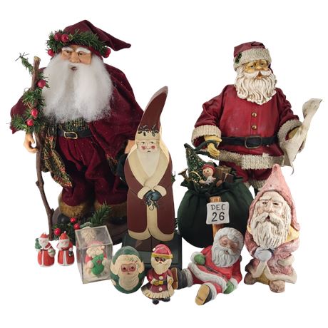 Vintage Santa Clause Figure Lot #2