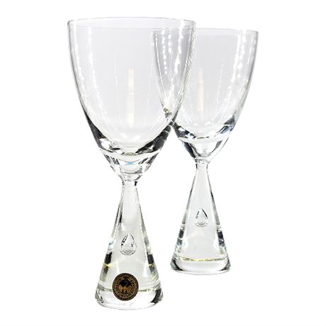 Holmegaard 'Princess' Claret Wine Glasses