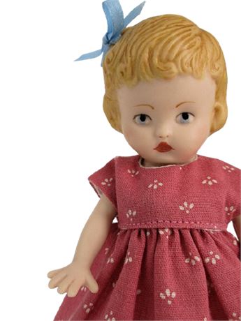 Bisque Reproduction of a Vintage Style Doll