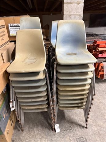 40 Stackable Chairs