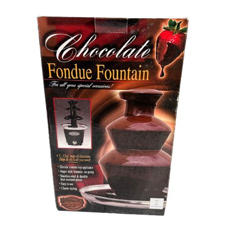 New in Box Nostalgic Electronics Chocolate Fondue Fountain