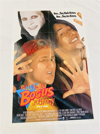 Bill and Ted’s Bogus Journey Original DS 27x41 Movie Poster