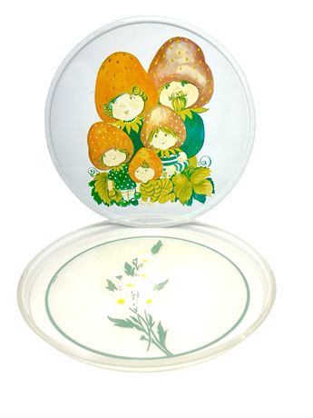 Vtg Kitschy Trays