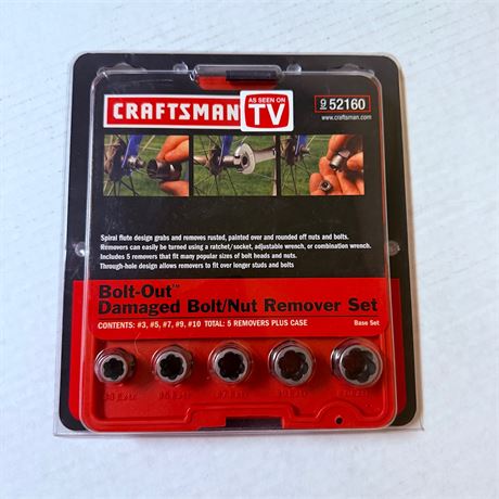 Craftsman Bolt Out Set