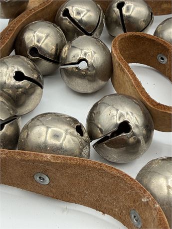 Sleigh Bells on Leather Strap