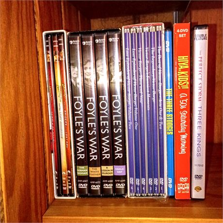 Movie Lot - Indiana Jones Collection, Foyle's War, Victor Borge, etc.