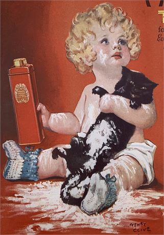 1923 MAVIS Talcum Powder Magazine Advertisement