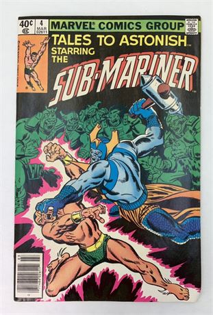 40 cent No 4 1979 Sub-Mariner Marvel Comics Group Comic