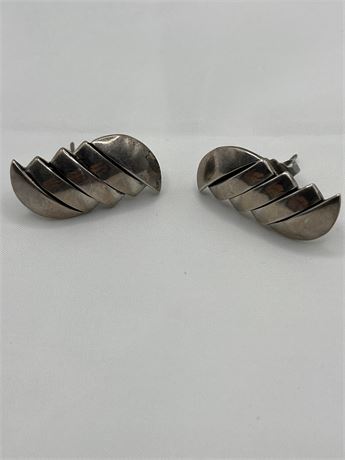 Vintage taxco silver earrings  9.79 g
