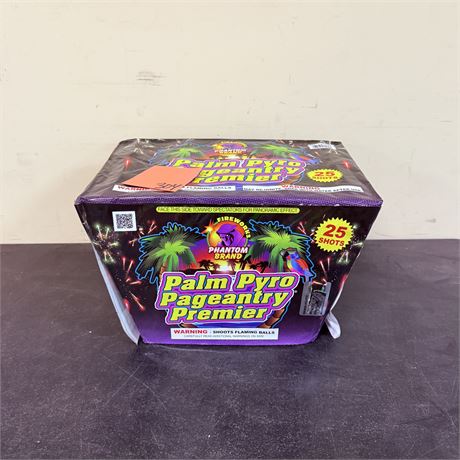 25 Shot Palm Pyro Pagentry Premier Firework