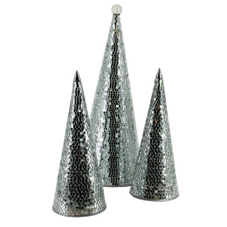 Contemporary Mirror Glass Decorative Trees by Target