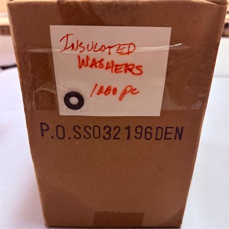 1000 NOS Insulated Washers