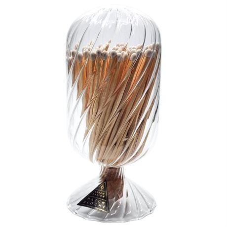 Skeem Design Optic Swirl Glass Match Cloche