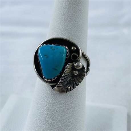 Y&R Charley Turquoise Sterling Ring Size 7