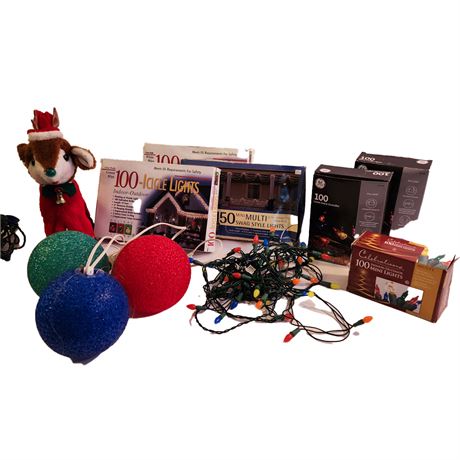 Christmas light and Decoration Lot