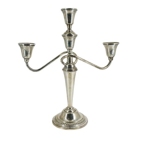 Vintage International Sterling Weighted Convertible Candlestick- 4 Pieces