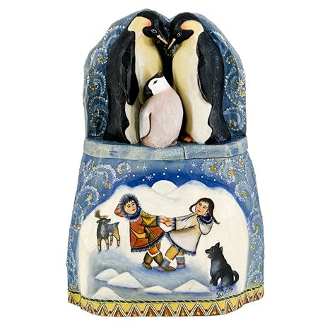 G. DeBrekht 2008 "Arctic Friends" Penguin Secret Box
