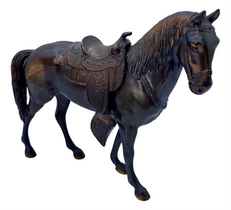 Trophy Craft Los Angeles Cast Metal Horse Sculpture