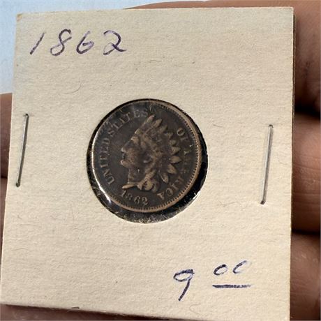 1862 Indian Head Penny