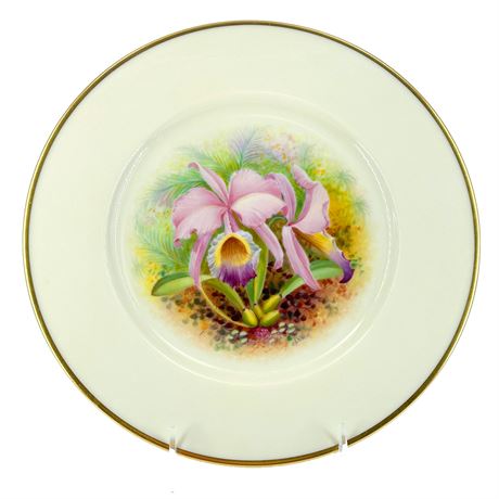 Vintage Lenox Hand-Painted Porcelaine Plate