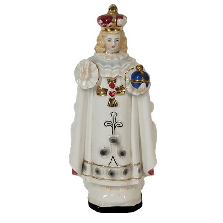 Vintage Catholic Jesus "Infant of Prague" Figurine Planter