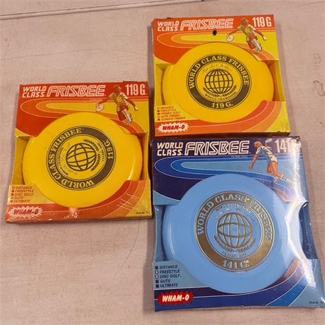 NOS 1970's Frisbees