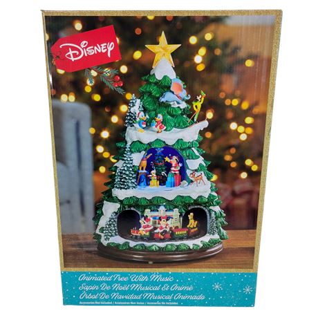 Disney Animated Holiday Tree with Music