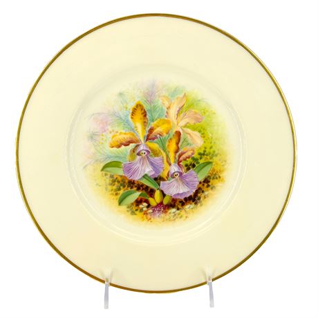 Vintage Lenox Hand-Painted Porcelaine Plate