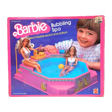 Vintage 1983 Barbie Bubbling Spa