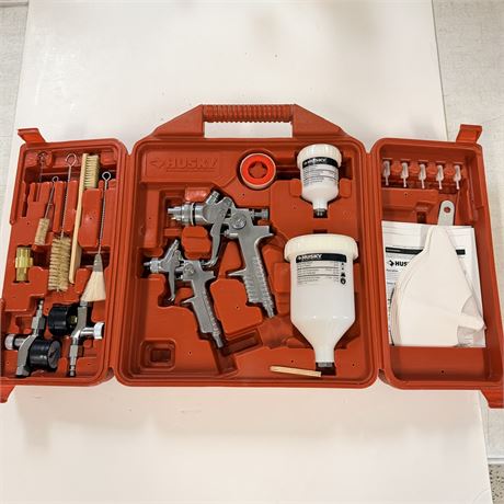 New Husky Spray Gun Kit