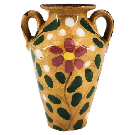 Vintage Italian Pottery Miniature Bud Vase