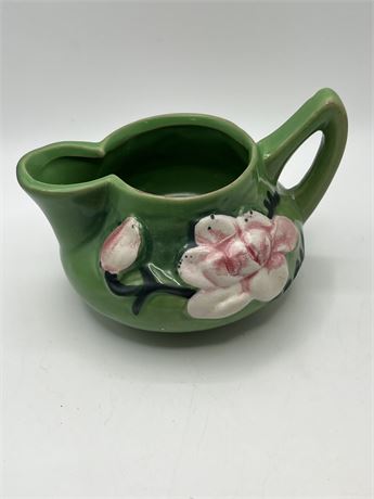 Roseville Magnolia green glazed pottery