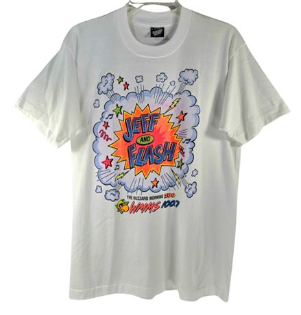 WMMS Jeff & Flash T-shirt size Large