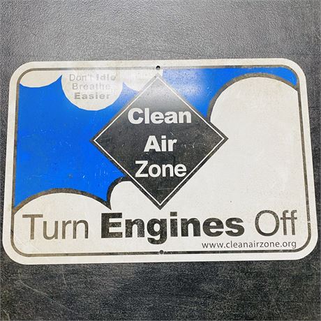 Clean Air Sign