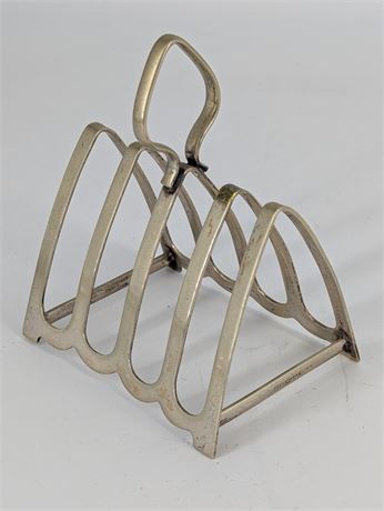 Silver Marked Toast Holder