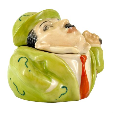 Special Prototype Charlie Chaplin Ceramic "Face Pot" by Artist Kevin Francis