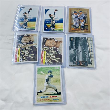 7 Modern Mickey Mantle Cards